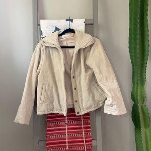 Corduroy beige jacket